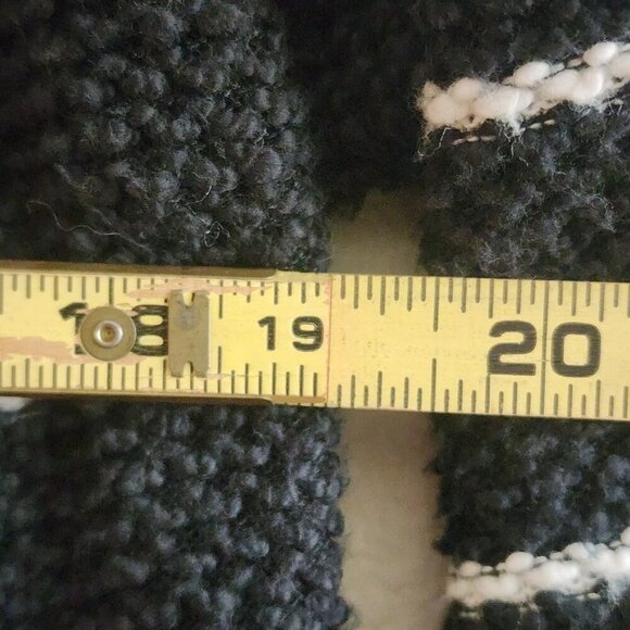 Marine Layer Birdseye Coat Womens Small Striped Knit Long Cardigan - Picture 9 of 9